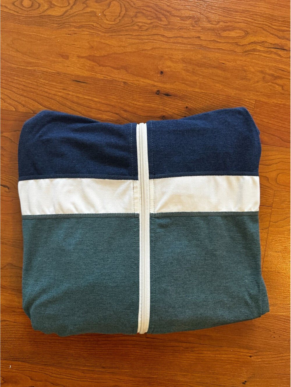 Marine Layer Sport Zip Hoodie Navy/White/Mallard - Men's M